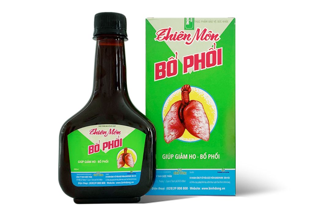 Siro Thiên Môn Bổ Phổi hỗ trợ giảm ho, bổ phổi chai 280ml